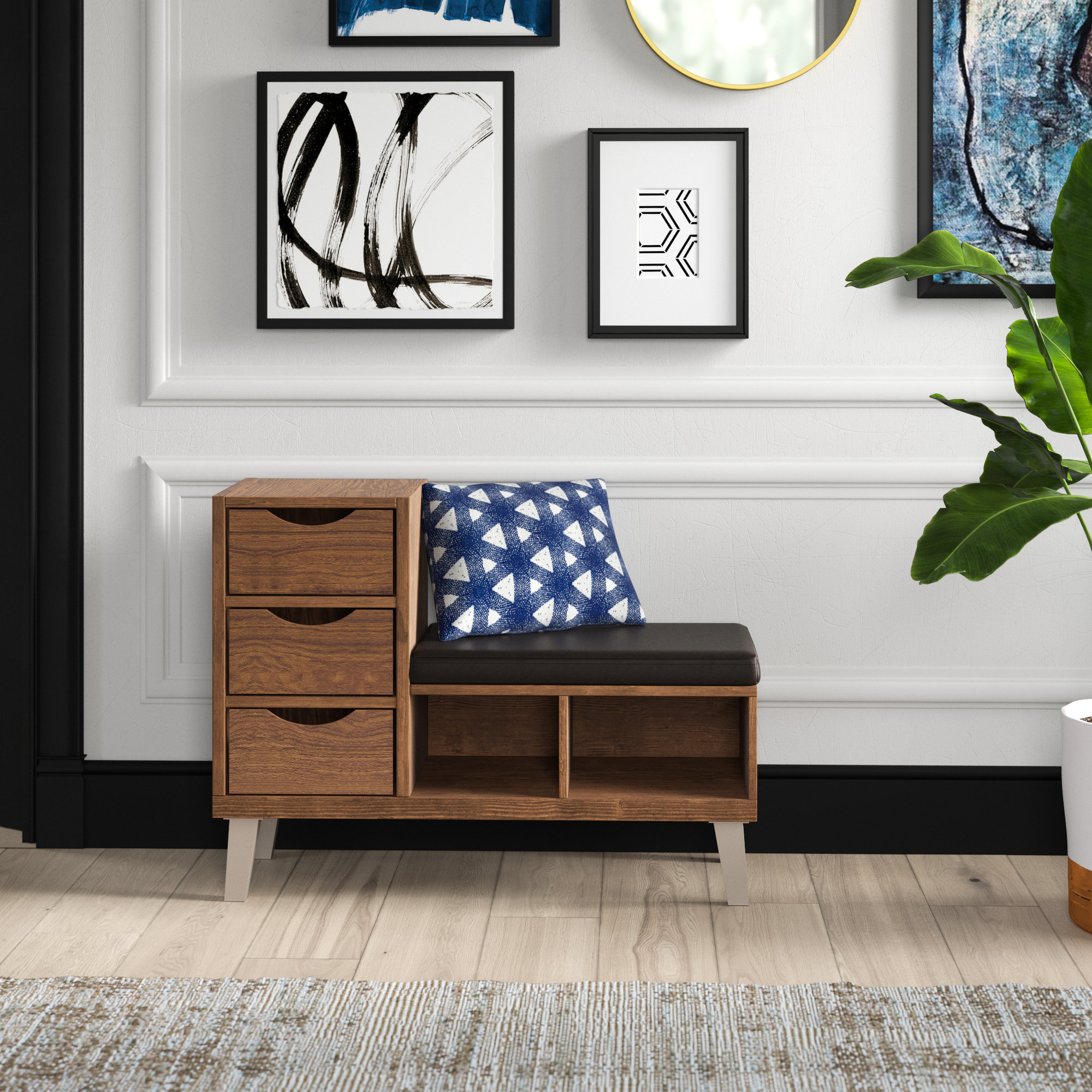Mercury Row Sperling Faux Leather Storage Bench Reviews Wayfair Sperling Faux Leather Storage Bench