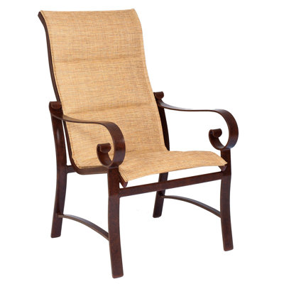 Belden High Back Patio Dining Chair Set Of 2 Woodard Frame Color Patio Dining Chair Set Of 2 Woodard