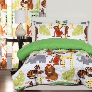 Crayola Jungle Love Comforter Set