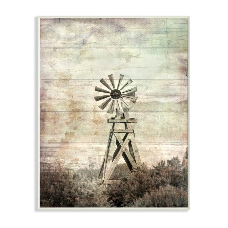 Gracie Oaks 'Silent Windmill' Print | Wayfair