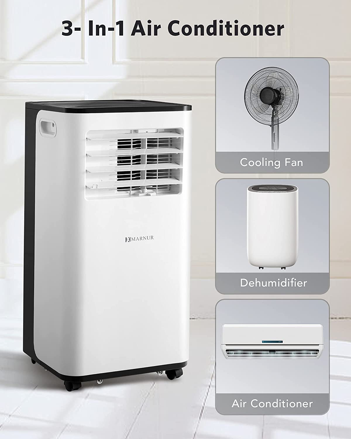 Marnur 8000 Btu Portable Air Conditioner Wayfair