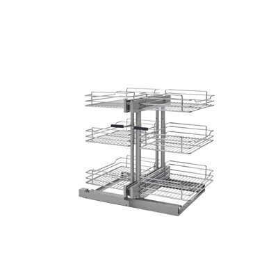 153 Tier Soft Close Blind Corner Cabinet Organizer Rev A Shelf Size 24 H X 2625 W X 2025 D