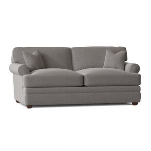 Romeo 76'' Rolled Arm Loveseat with Reversible Cushions by Wayfair Custom Upholstery™