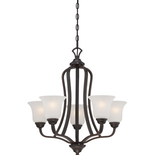 Go to store & view more images Hardin 5-Light Shaded Chandelier by Charlton Home