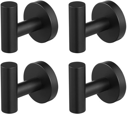 Wayfair | Matte Black Towel & Robe Hooks You'll Love in 2022