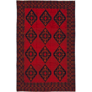 One-of-a-Kind Finest Rizbaf  Hand-Knotted Dark Burgundy Area Rug