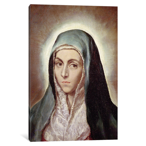 Icanvas The Virgin Mary By El Greco Painting Print On Wrapped