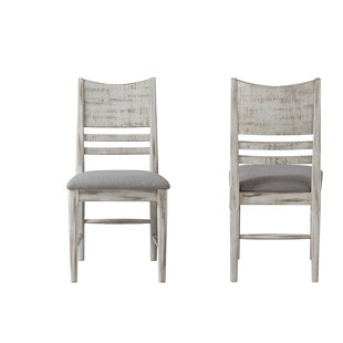 Bemadette Rustic Panel Back Side Chair (Set Of 2) by Gracie Oaks Design