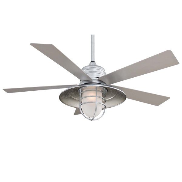 Galvanized Outdoor Ceiling Fan Wayfair