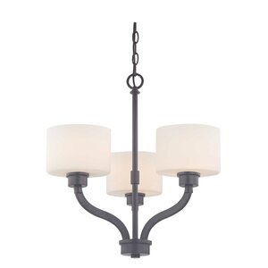 Kalina 3-Light Shaded Chandelier