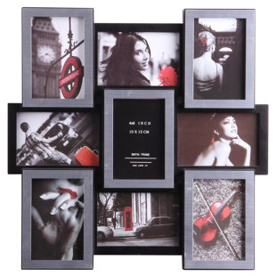 Collage Floating Family Picture Frames You Ll Love Wayfair Kasey Collage Wall Hanging 9 Opening Photo Sockets Picture Frame