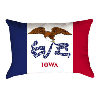 East Urban Home New Mexico Flag Pillow In Faux Linen Double Sided Print Pillow Cover Wayfair