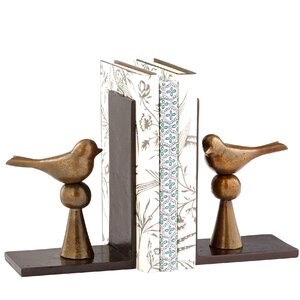 Birds and Books Bookend