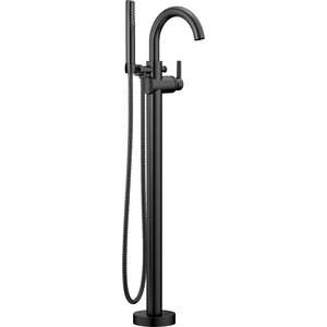 Floor Mounted Freestanding Tub Filler Trim with Hand Shower