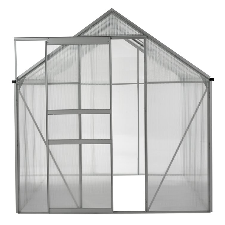Clear OGrow OGAL-46A Gardening Aluminum Greenhouse 