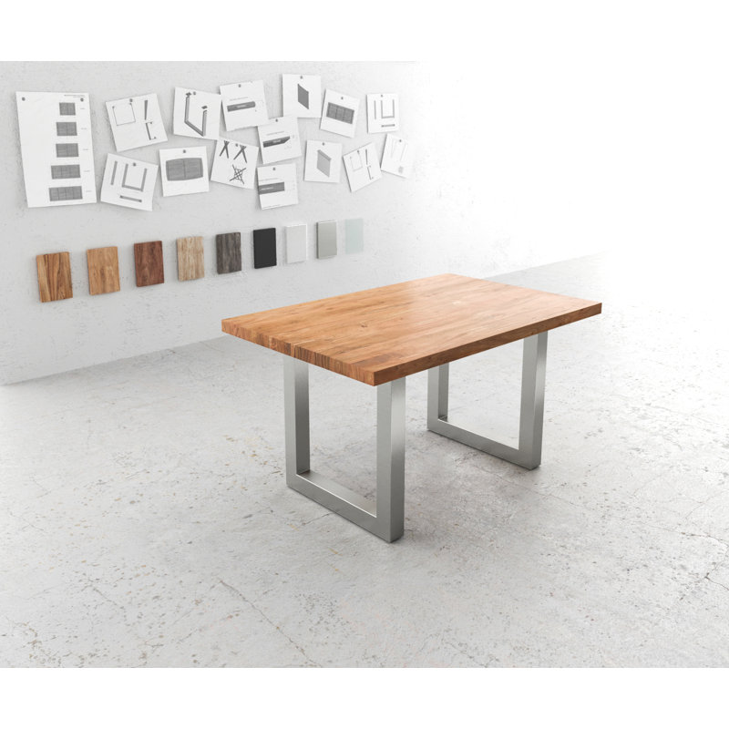 Alpen Home Devencove Dining Table Acacia Natural 140x90 Frame Wide Wayfair De