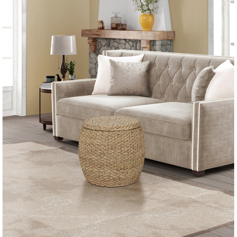Sand Stable Mar Vista 17 75 Wide Oval Storage Ottoman With Storage Wayfair