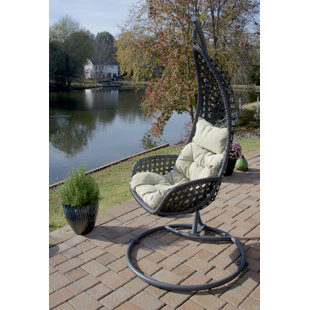 Go to store & view more images Brayden Studio San Marino Hanging Egg Swing Chair with Stand