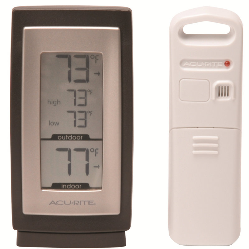 Chaney Acurite Wireless Indoor Outdoor Thermometer And Hygrometer