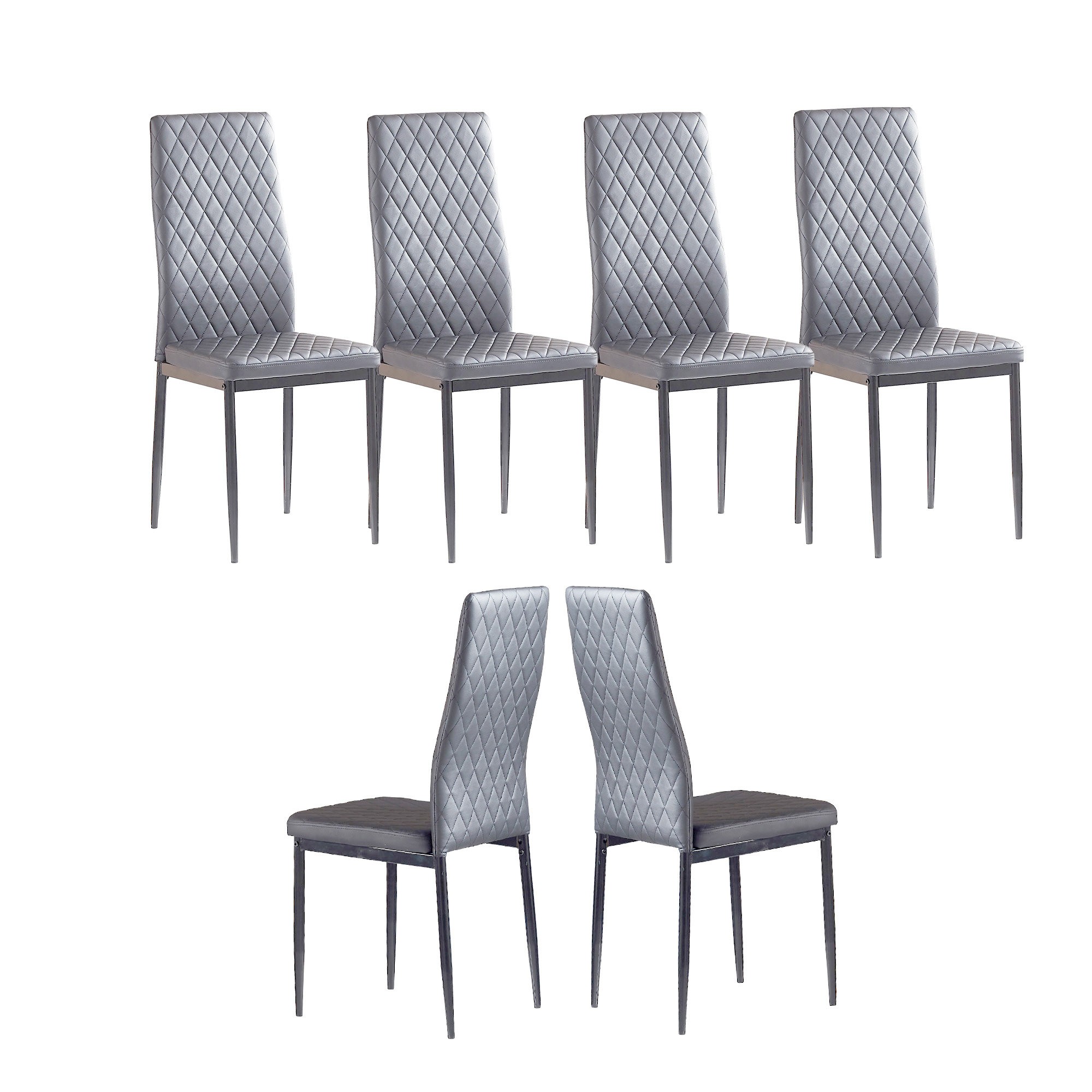 Latitude Run Surig Upholstered Metal Side Chair Wayfair Ca