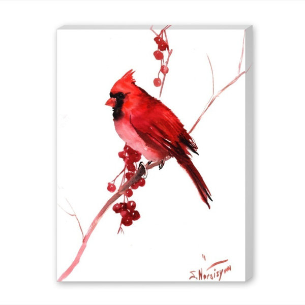 Cardinal Bird Wall Art Wayfair