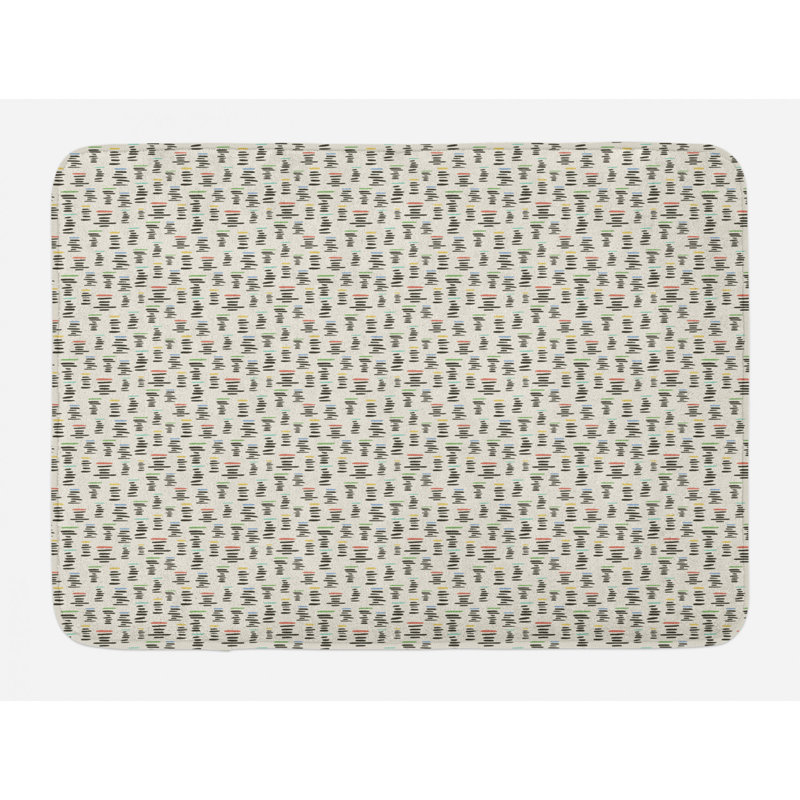 East Urban Home Muted Colors Bath Rug Wayfair