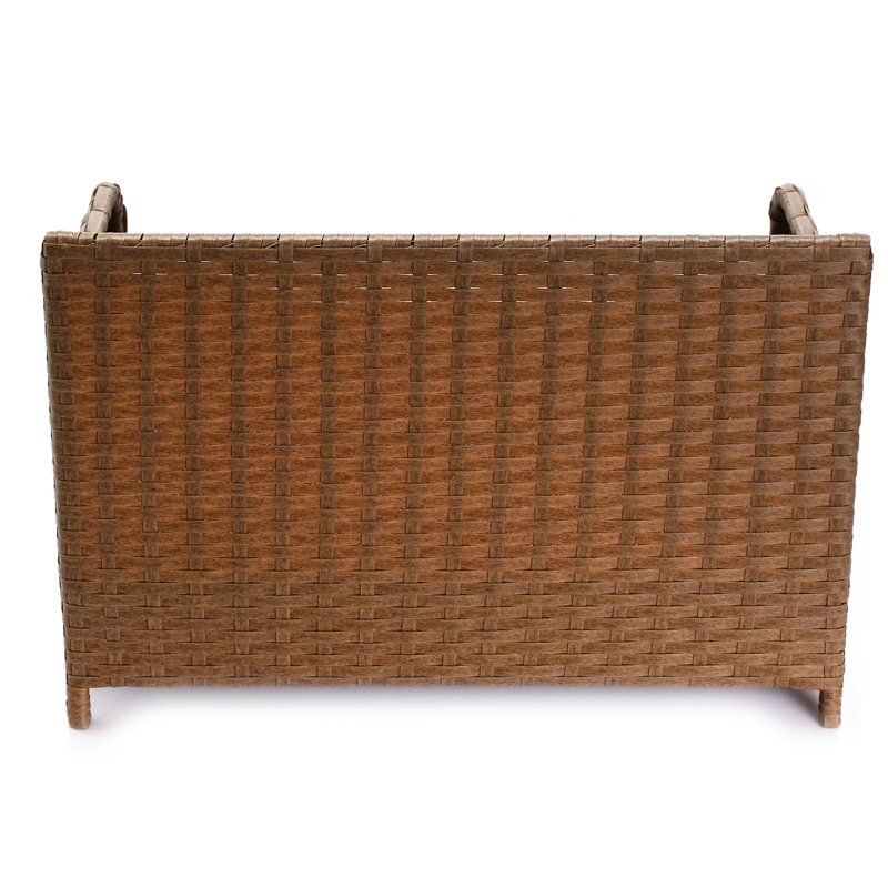 wicker dog sofa