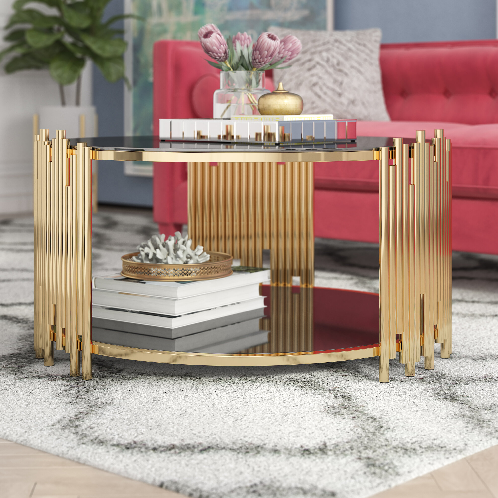 Everly Quinn Borton Coffee Table Reviews Wayfair