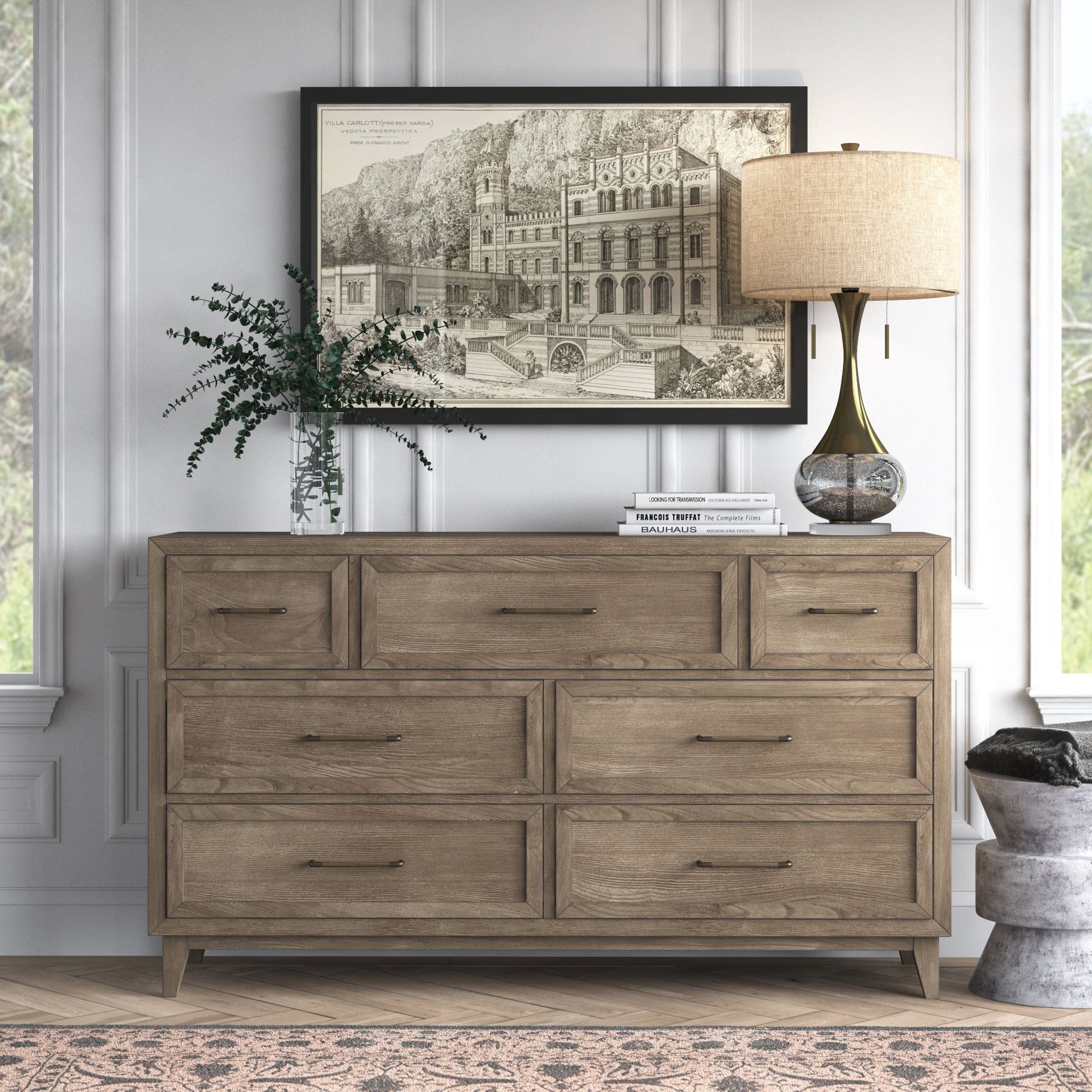 Greyleigh™ Karson 7 Drawer 66'' W Dresser & Reviews Wayfair