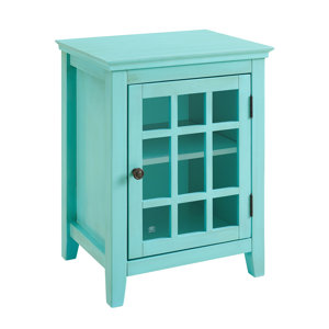 Naples Park Antique Single Door Accent Cabinet