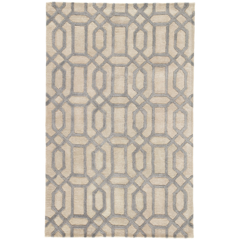 Mercer41 Hebb Hand Tufted Feather Gray Tan Area Rug Wayfair Hebb Hand Tufted Feather Gray Tan Area Rug