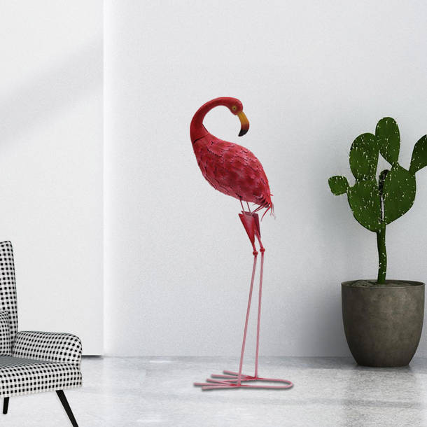 Bay Isle Home Emersyn Kelly Flamingo Garden Art & Reviews | Wayfair