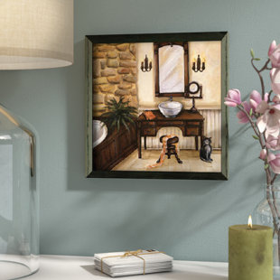 Wall Art Above Fireplace Wayfair Fireplace Escape Ii Framed Painting Print