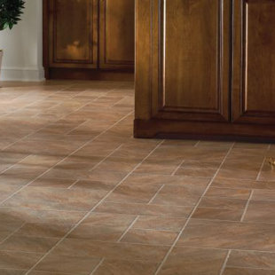 Tile Look Laminate Flooring Castilian Block 16 X 48 8 3mm Tile Laminate Flooring In Puesta Del Sol