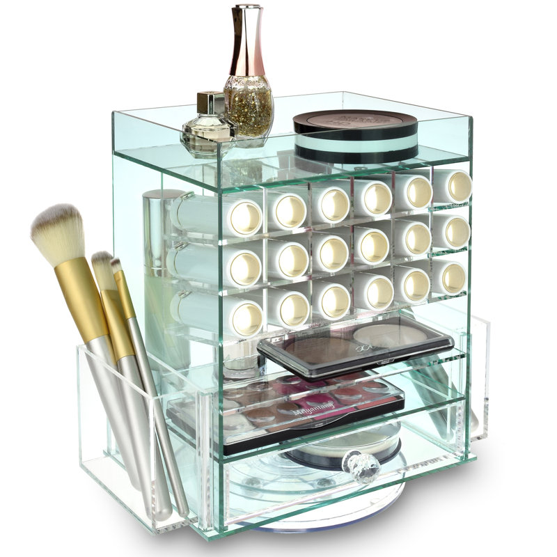 Rebrilliant Dorado Acrylic Jewelry Cosmetic Storage Makeup