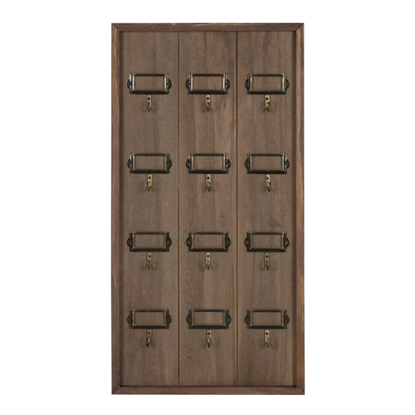 Key Hooks Hoteu Modern Mail Holder And Key Rack Natural Wood Wall