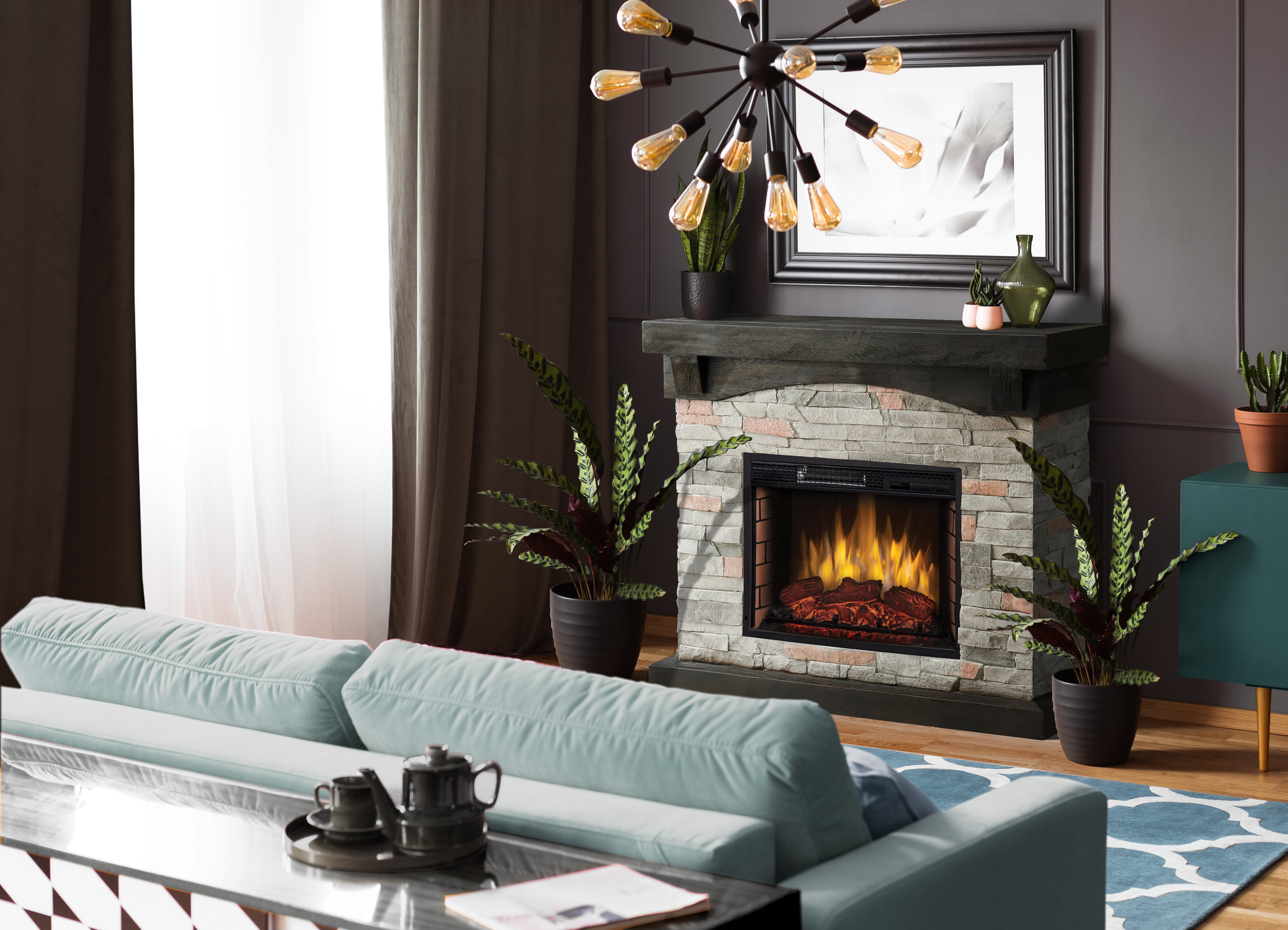 Muskoka Mills Electric Fireplace Surround Wayfair Ca