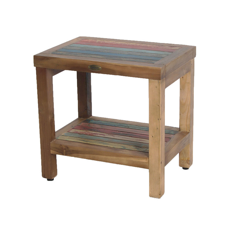 Ecodecors Reclaimed Salvaged Rustic Recycled Boat Wood Bench Wayfair