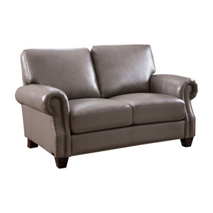 Go to store & view more images Darby Home Co Dufault Leather Loveseat