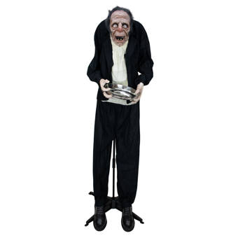 The Holiday Aisle Halloween Animatronics Animated Old Man With