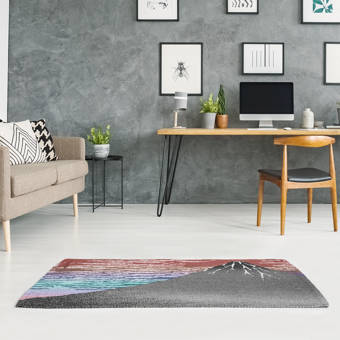 World Menagerie Stilwell Vintage Medallion Charcoal Grey Area Rug Wayfair