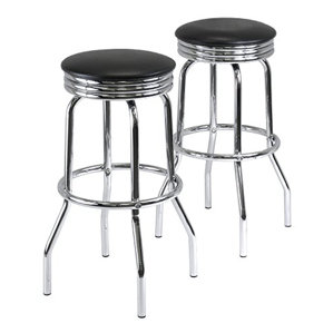 Luxury Home Summit 29 Swivel Bar Stool (Set of 2) Luxury Home Summit 29 Swivel Bar Stool (Set of 2)