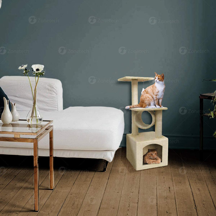 cat play scratch post