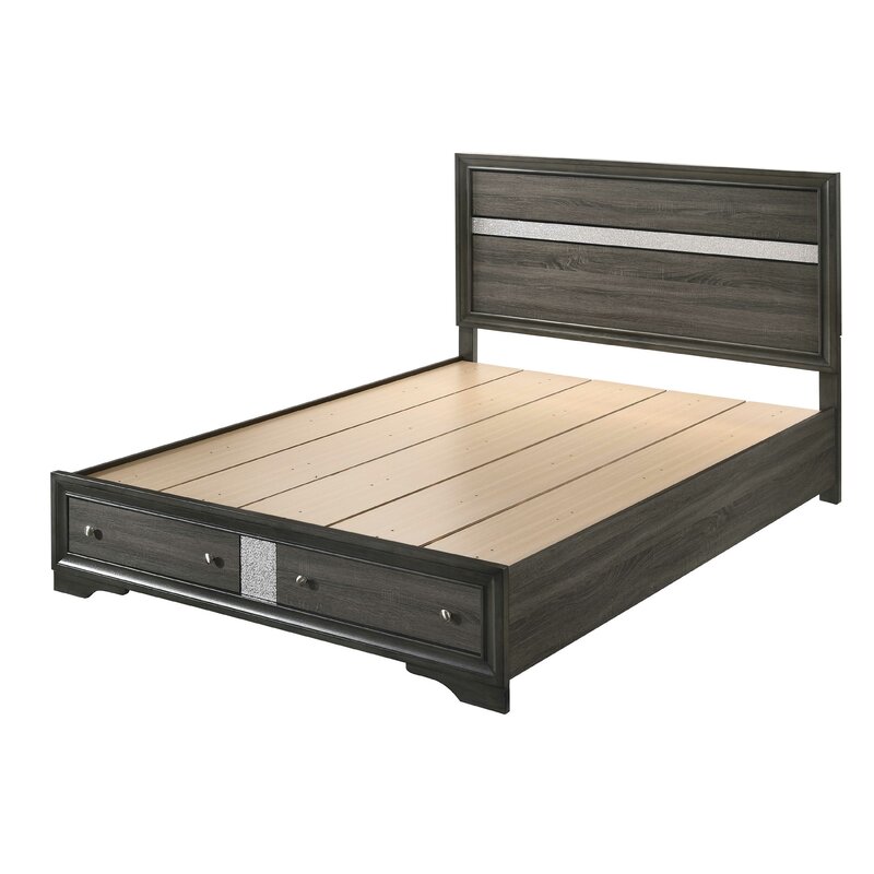 Rosdorf Park Olney Low Profile Storage Standard Bed Wayfair