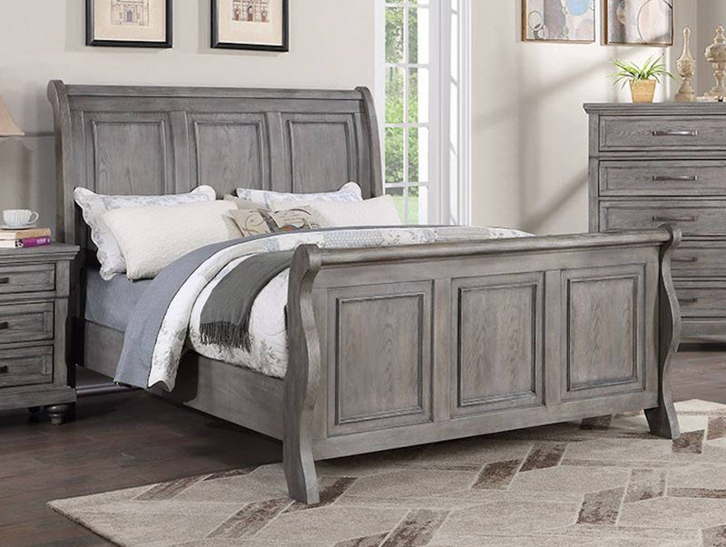 Sameul Wooden Platform Bed Size: California King, Color: Cherry