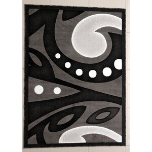 Hector Black Area Rug