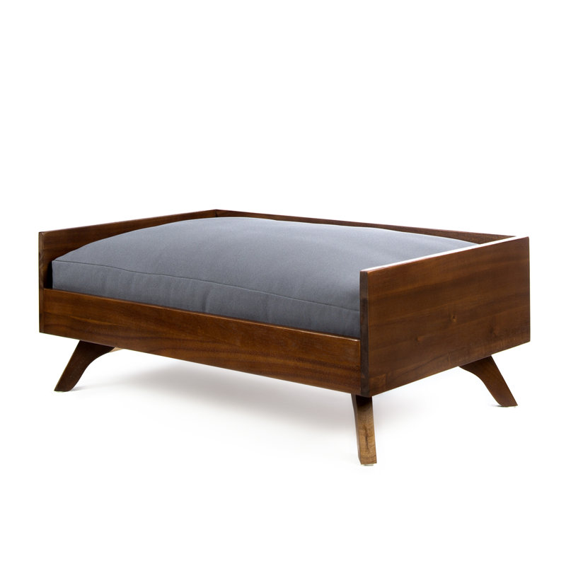 dark wood cot