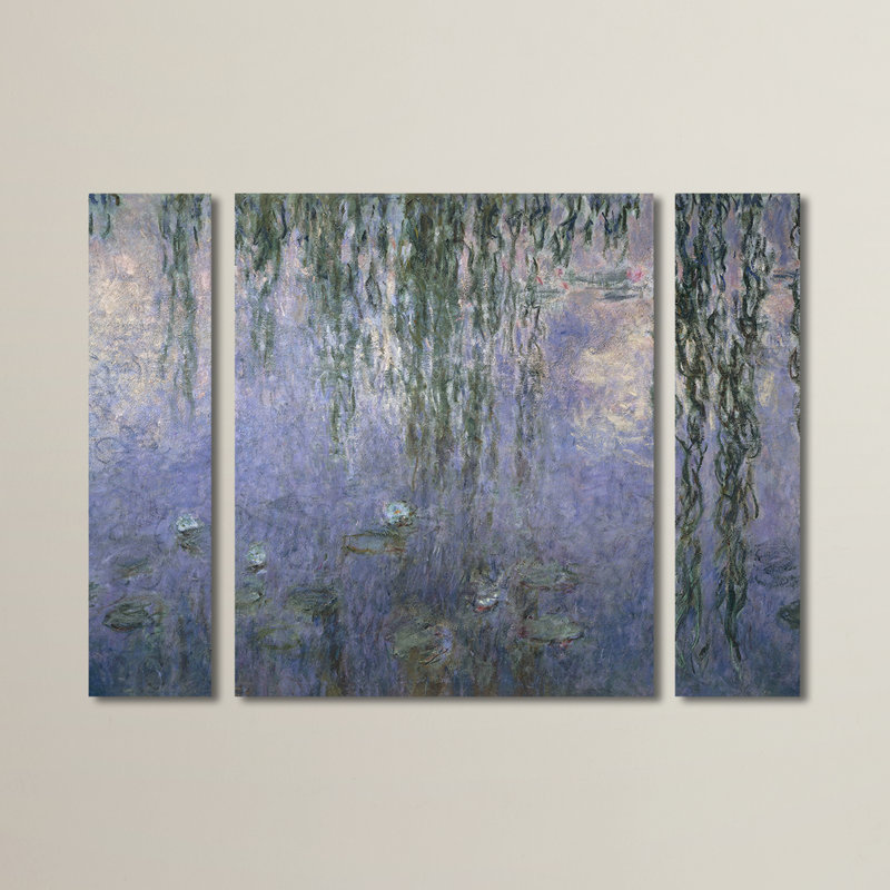 Vault W Artwork Water Lilies 1840 1926 By Claude Monet 3 Piece