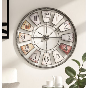 Oversized Wall Clocks You Ll Love Wayfair Oversized Orion Large 35 Wall Clock