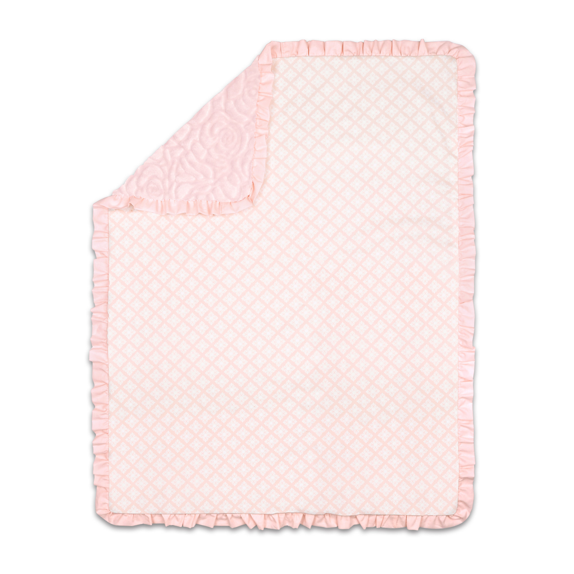 rose baby blanket